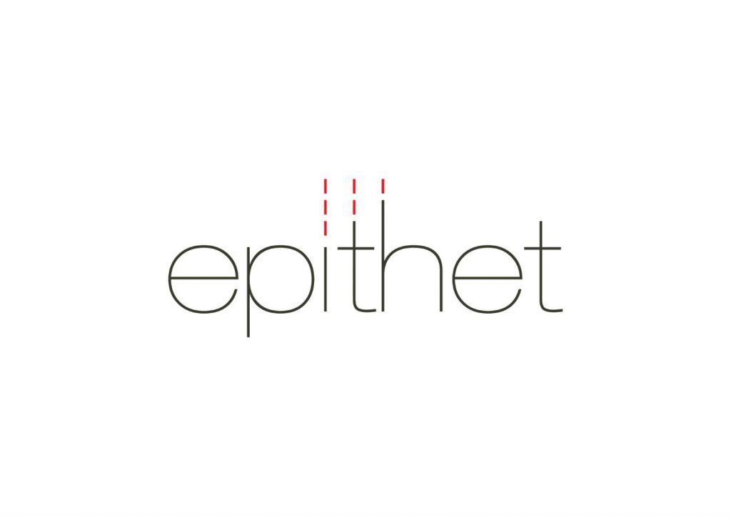 fashion brand design Epithet logo